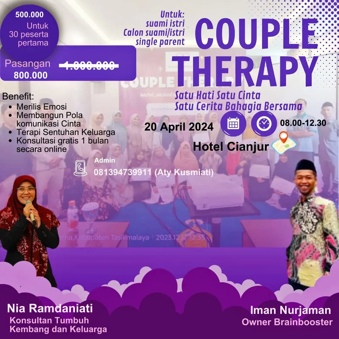 Flyer Couple Therapy Cianjur 20 April 2024